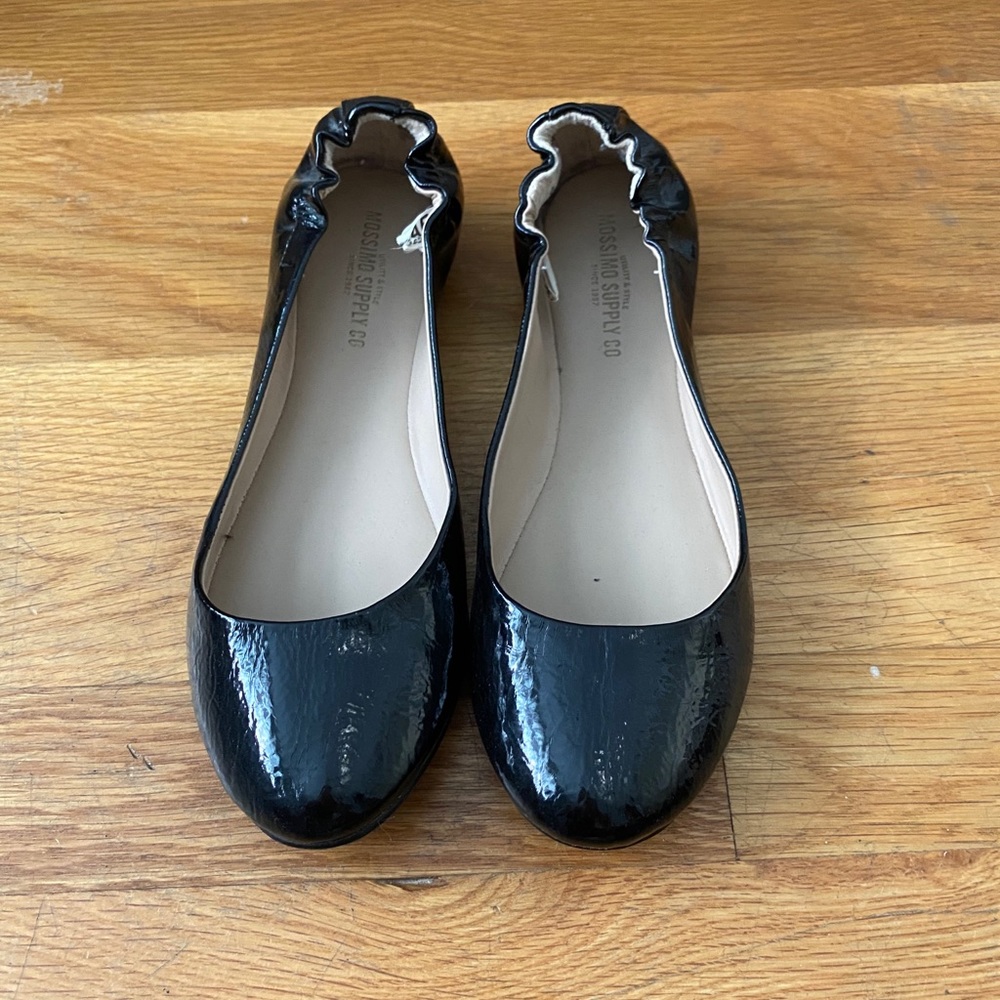 Black Patent Flats